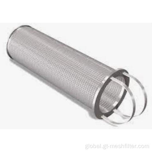 Hot Gas Filtration Elements Welded Stainless Steel Filter Cartridges Factory